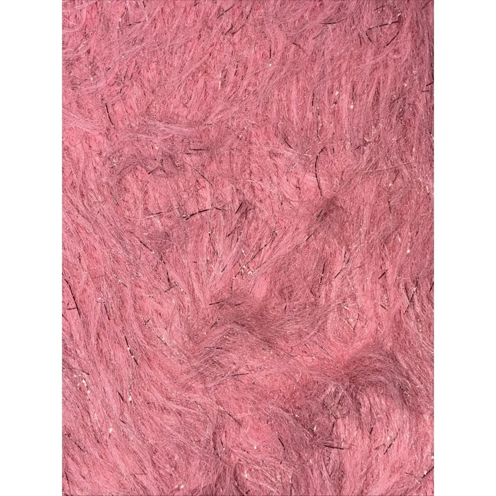 Boots & Barkley Thick Knit Pet Dog Cat Sweater Size S Pink Eyelash Holiday New